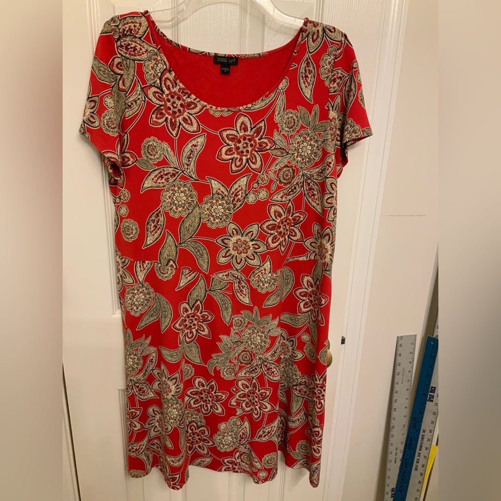 J Jill print dress size medium.
